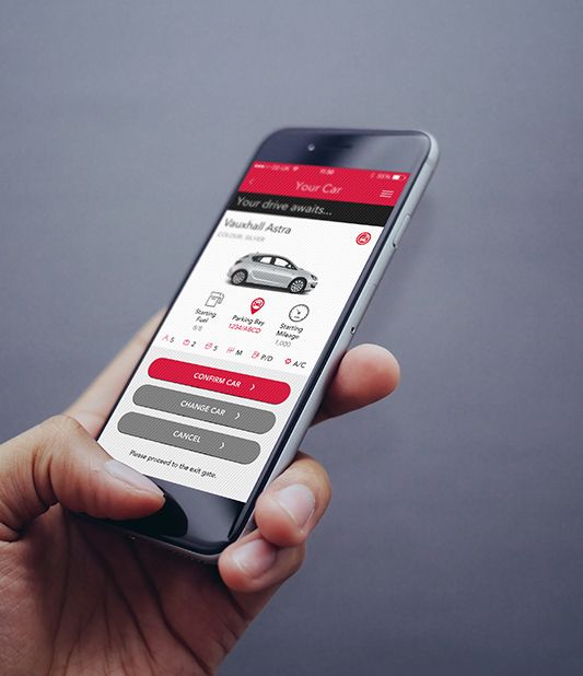 Hire cars on the move with the Avis car hire app